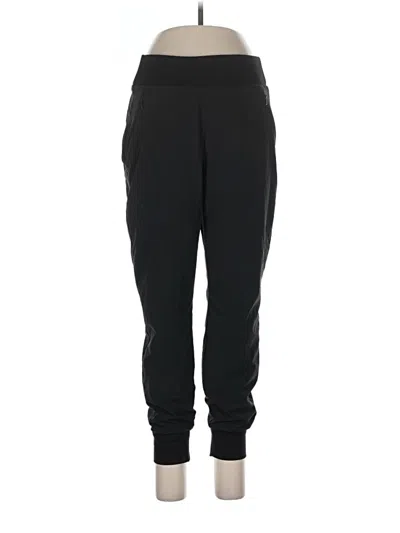 Pre-owned Athleta Track Pants In Black