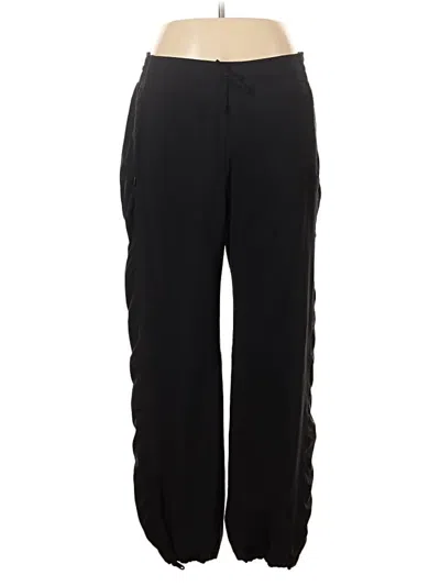 Pre-owned Athleta Track Pants In Black