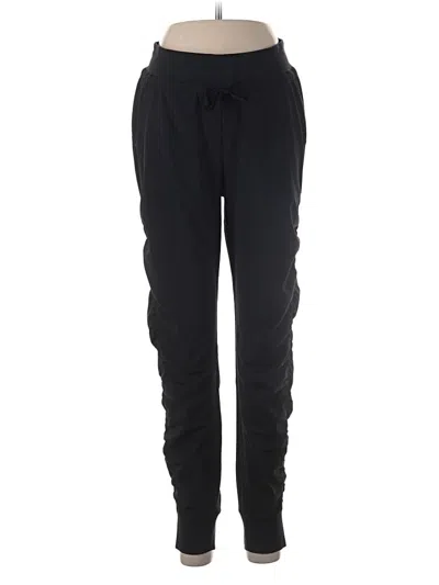 Pre-owned Athleta Track Pants In Black