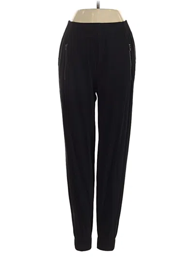 Pre-owned Athleta Track Pants In Black