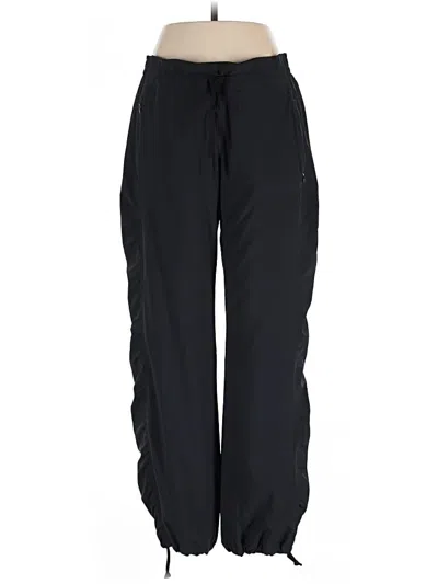Pre-owned Athleta Track Pants In Black