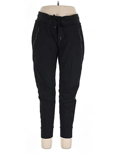 Pre-owned Athleta Track Pants In Black