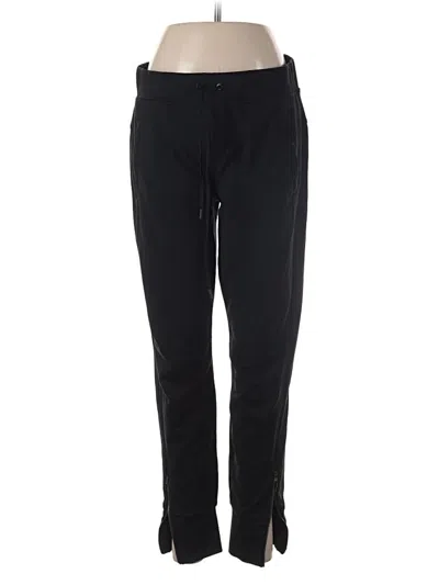 Pre-owned Athleta Track Pants In Black
