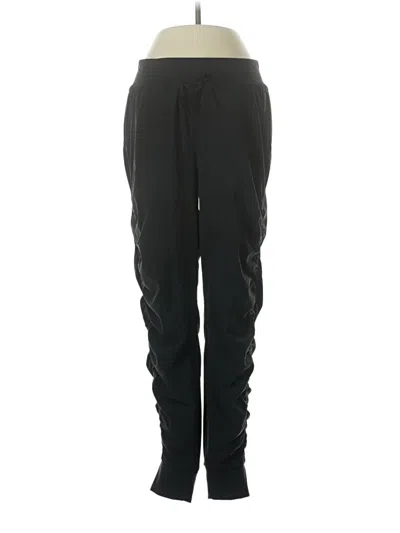 Pre-owned Athleta Track Pants In Black