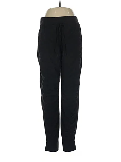 Pre-owned Athleta Track Pants In Black