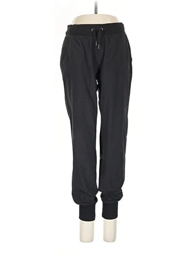 Pre-owned Athleta Track Pants In Black
