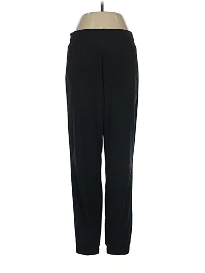 Pre-owned Athleta Track Pants In Black