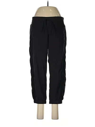Pre-owned Athleta Track Pants In Black