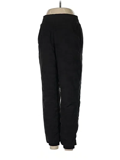 Pre-owned Athleta Track Pants In Black