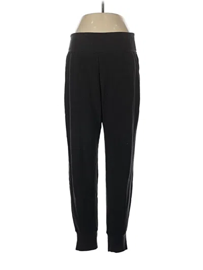Pre-owned Athleta Track Pants In Black