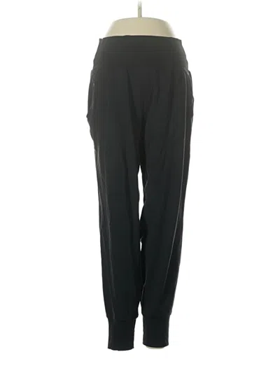 Pre-owned Athleta Track Pants In Black
