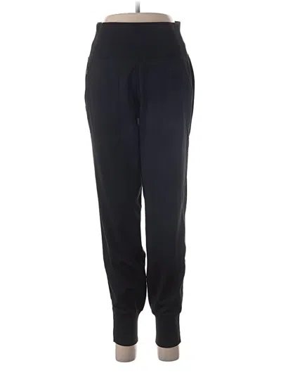 Pre-owned Athleta Track Pants In Black