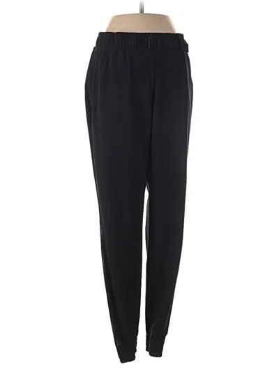 Pre-owned Athleta Track Pants In Black