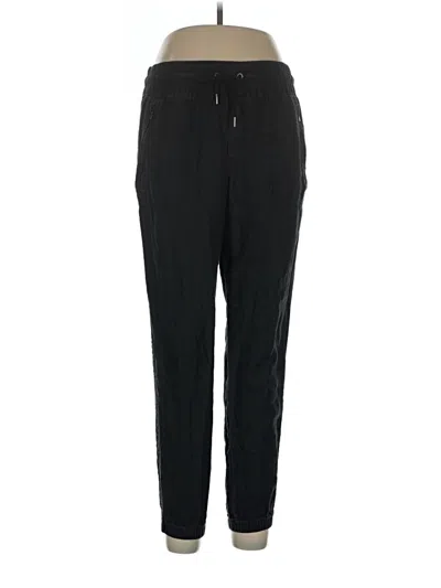 Pre-owned Athleta Track Pants In Black
