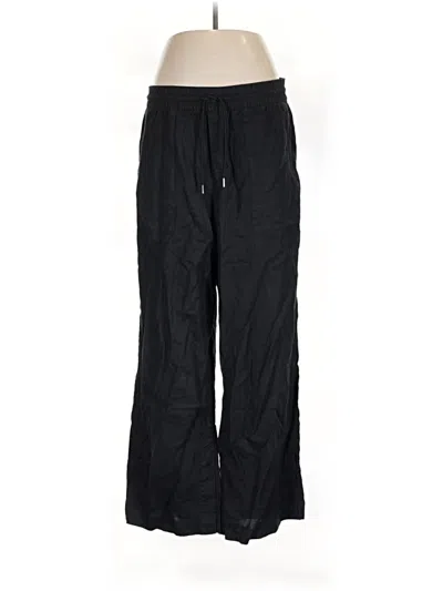 Pre-owned Athleta Track Pants In Black
