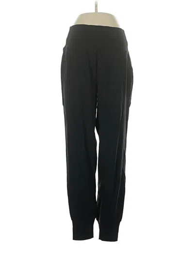 Pre-owned Athleta Track Pants In Black