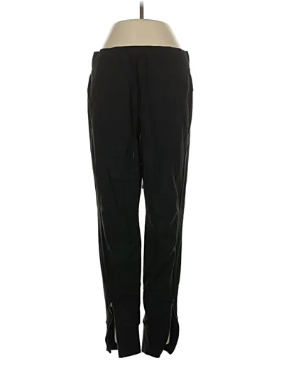 Pre-owned Athleta Track Pants In Black