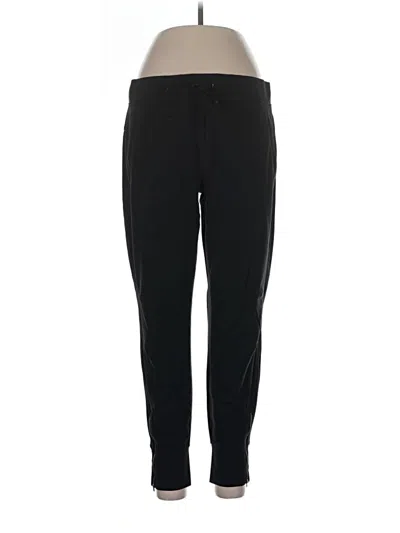 Pre-owned Athleta Track Pants In Black