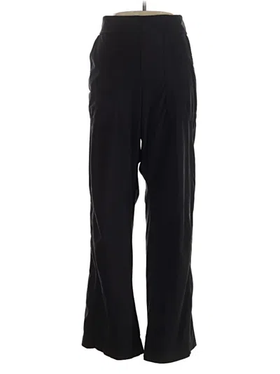 Pre-owned Athleta Track Pants In Black