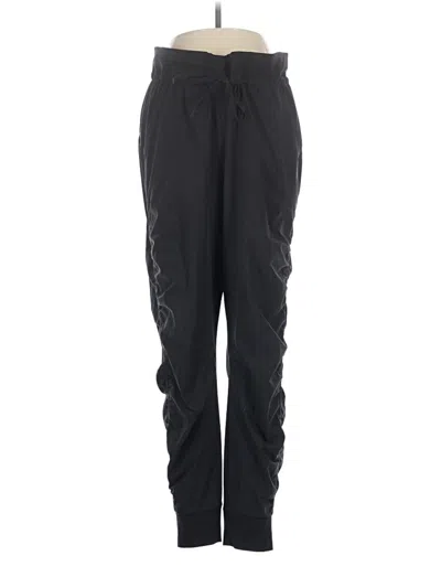 Pre-owned Athleta Track Pants In Black