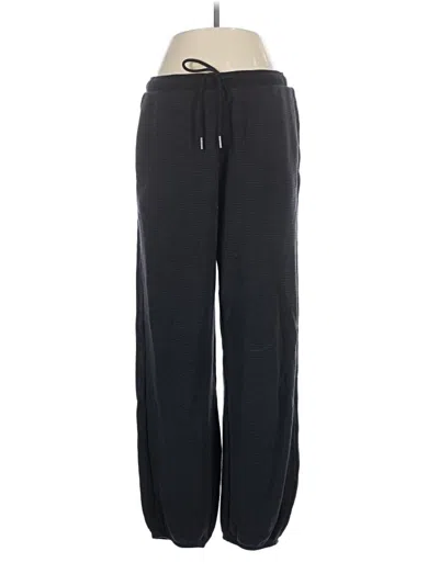 Pre-owned Athleta Track Pants In Black
