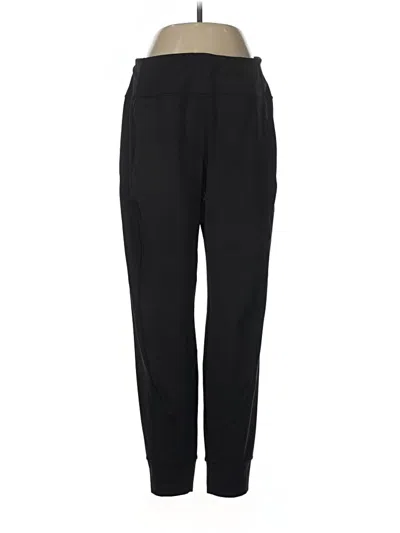 Pre-owned Athleta Track Pants In Black