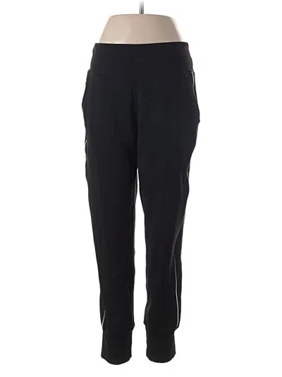Pre-owned Athleta Track Pants In Black