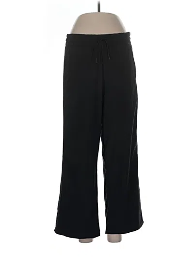 Pre-owned Athleta Track Pants In Black