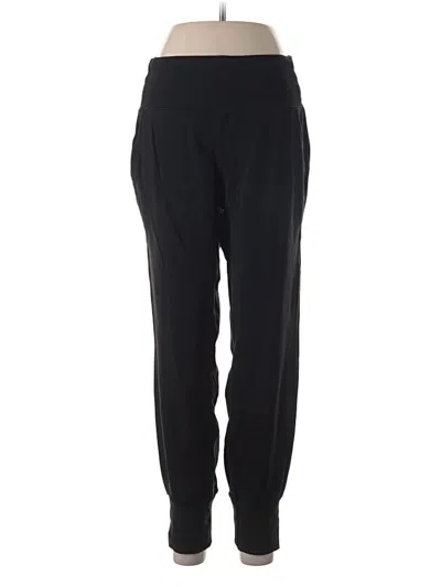 Pre-owned Athleta Track Pants In Black