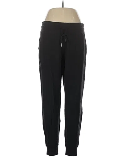 Pre-owned Athleta Track Pants In Black