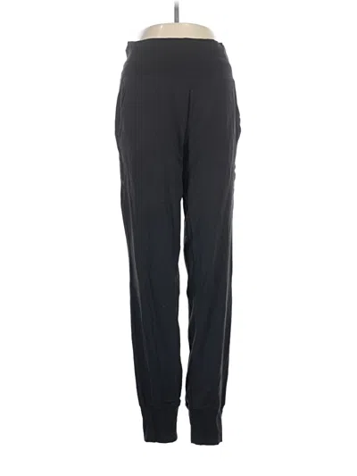Pre-owned Athleta Track Pants In Black