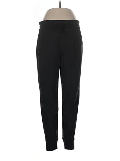 Pre-owned Athleta Track Pants In Black