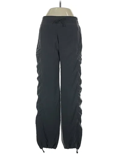 Pre-owned Athleta Track Pants In Black
