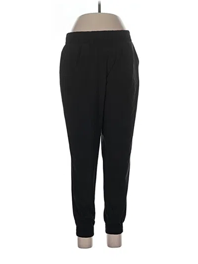 Pre-owned Athleta Track Pants In Black