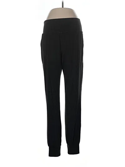 Pre-owned Athleta Track Pants In Black