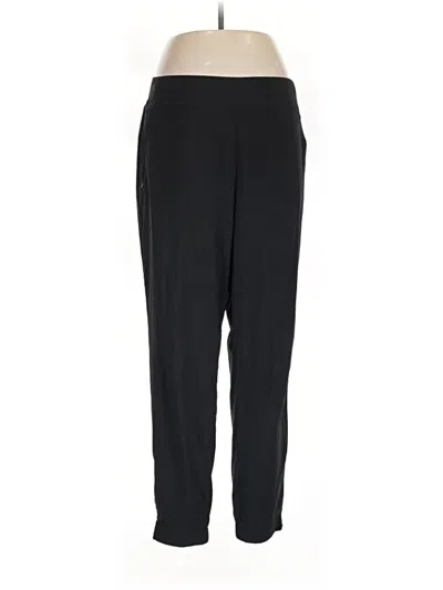 Pre-owned Athleta Track Pants In Black