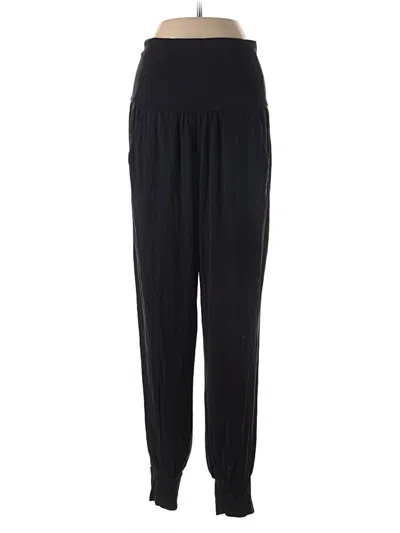 Pre-owned Athleta Track Pants In Black