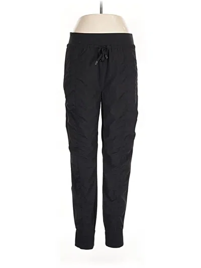 Pre-owned Athleta Track Pants In Black