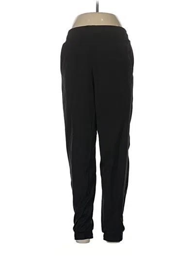 Pre-owned Athleta Track Pants In Black