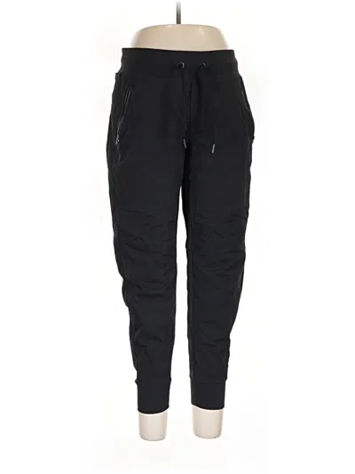 Pre-owned Athleta Track Pants In Black