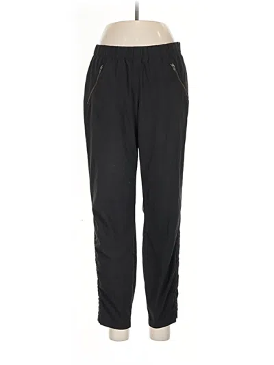 Pre-owned Athleta Track Pants In Black