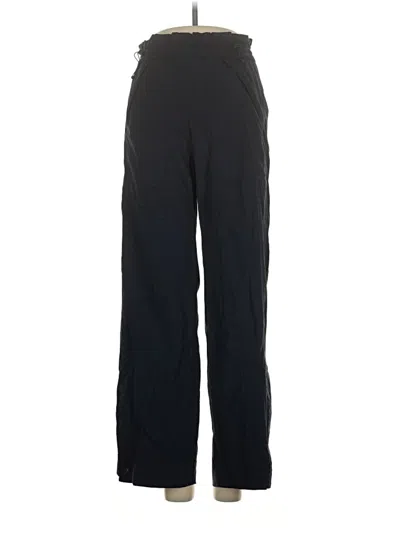 Pre-owned Athleta Track Pants In Black