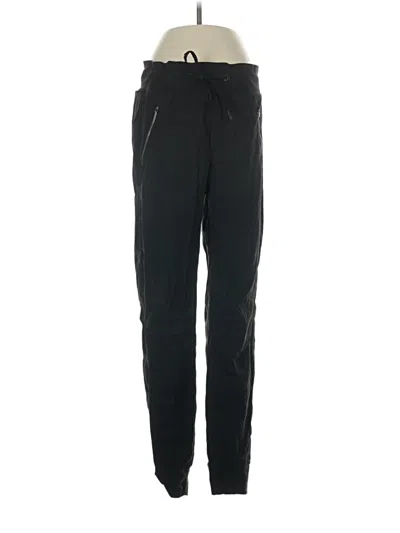 Pre-owned Athleta Track Pants In Black
