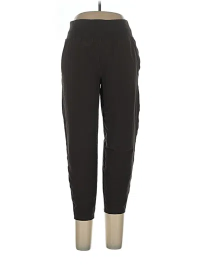 Pre-owned Athleta Track Pants In Black