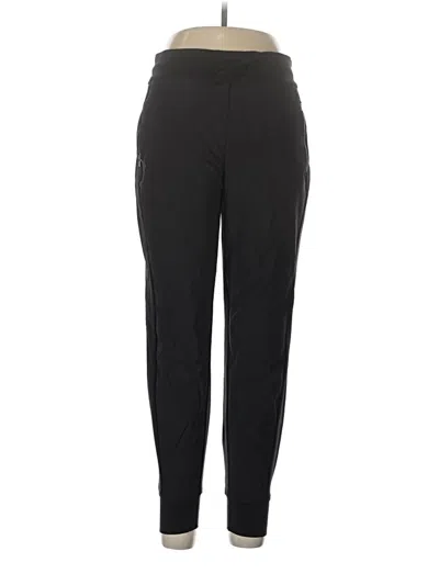 Pre-owned Athleta Track Pants In Black