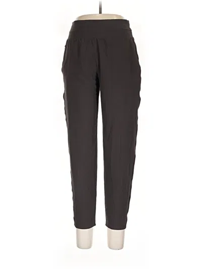 Pre-owned Athleta Track Pants In Black
