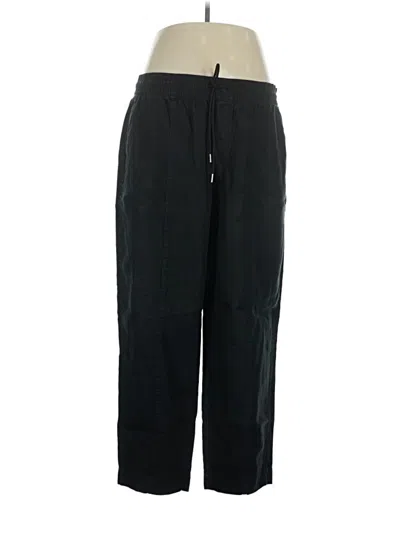 Pre-owned Athleta Track Pants In Black