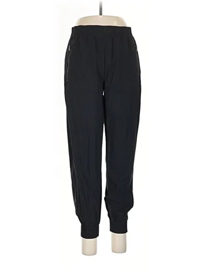 Pre-owned Athleta Track Pants In Black