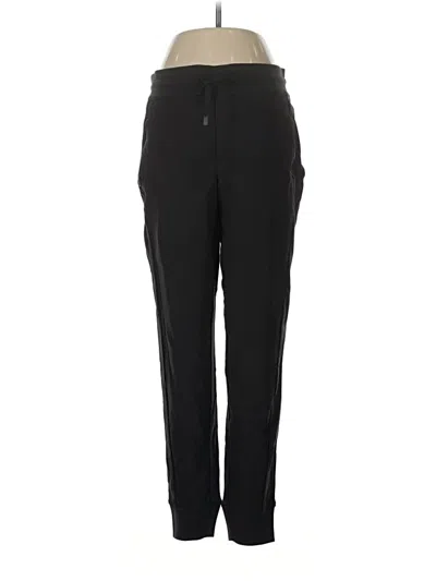 Pre-owned Athleta Track Pants In Black