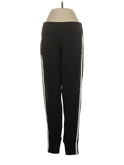 Pre-owned Athleta Track Pants In Black
